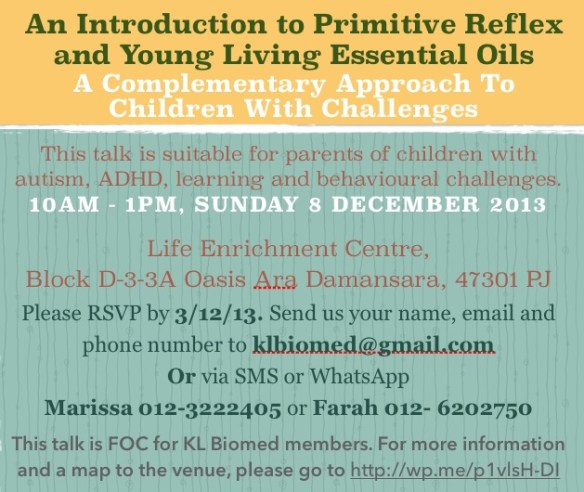 Primitive Reflex and YLEO KL 8Dec13